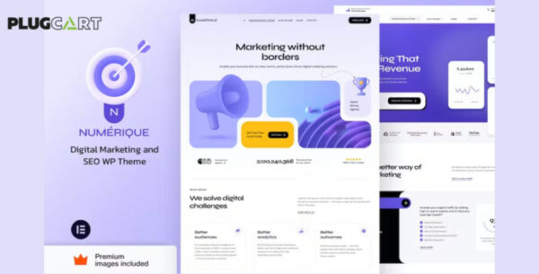 Numerique Theme – SEO Digital Marketing WordPress 5.5